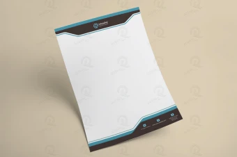 طرح لایه باز سربرگ شرکتی و اداری مدل 1011