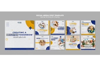 فایل لایه باز قالب پست و استوری اینستاگرام