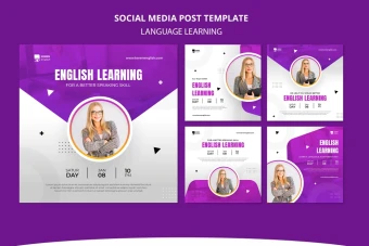 دانلود قالب پست اینستاگرام