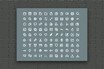 فایل لایه باز مجموعه آیکون