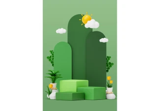 استیج و بنر برای معرفی و تبلیغ محصولات فروشگاهی