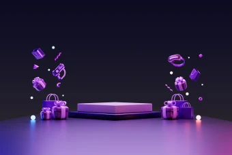 استیج و بنر برای معرفی و تبلیغ محصولات فروشگاهی