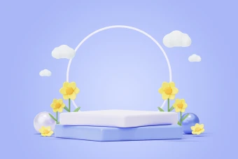 استیج و بنر برای معرفی و تبلیغ محصولات فروشگاهی