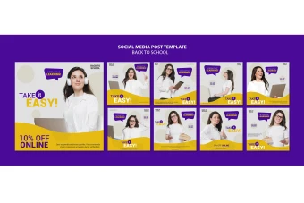 فایل لایه باز قالب پست و استوری اینستاگرام