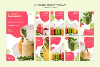 فایل لایه باز قالب پست و استوری اینستاگرام