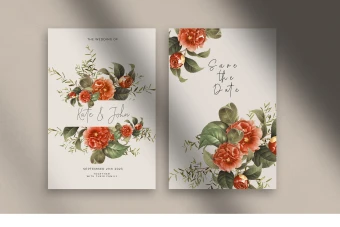 فایل لایه باز مخصوص کارت پستال، کارت دعوت و کارت عروسی