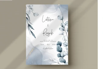 فایل لایه باز مخصوص کارت پستال، کارت دعوت و کارت عروسی