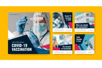 فایل لایه باز قالب پست و استوری اینستاگرام