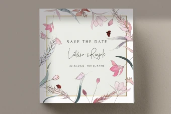 فایل لایه باز مخصوص کارت پستال، کارت دعوت و کارت عروسی