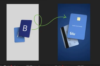 موکاپ متحرک کارت