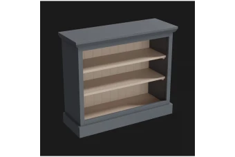 مدل سه بعدی قفسه کتابخانه