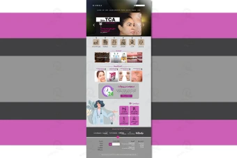 طرح لایه باز UI (طراحی گرافیکی) کامل سایت (صفحه اول) 2222