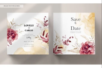 فایل لایه باز مخصوص کارت پستال، کارت دعوت و کارت عروسی