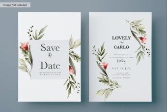 فایل لایه باز مخصوص کارت پستال، کارت دعوت و کارت عروسی