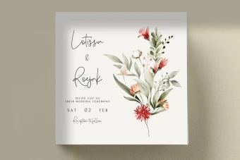 فایل لایه باز مخصوص کارت پستال، کارت دعوت و کارت عروسی