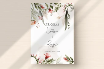 فایل لایه باز مخصوص کارت پستال، کارت دعوت و کارت عروسی