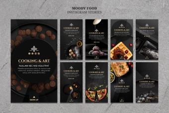 استوری های آشپزی و هنری اینستاگرام