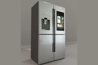 دانلود آبجکت یخچال سای بایساید سامسونگ برای 3dmax و  vray