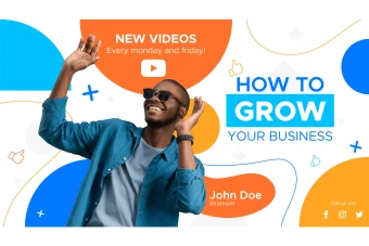 تصویر تامنیل و بکگراند یوتیوب لایه باز و قابل ویرایش