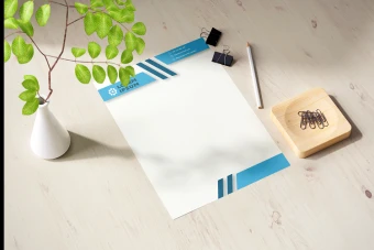 فایل لایه باز سربرگ شرکتی وتجاری