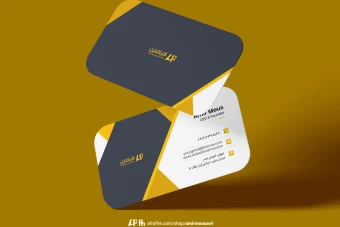 طرح فایل لایه باز کارت ویزیت جذاب