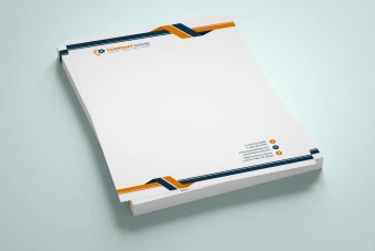 فایل لایه باز سربرگ اداری، شرکتی و تجاری