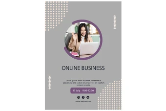 دانلود قالب لایه باز کنفرانس آنلاین برای اینستاگرام