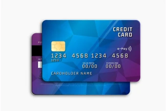 فایل لایه باز کارت بانکی و اعتباری