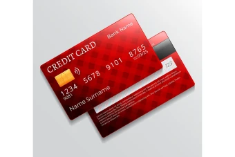 فایل لایه باز کارت بانکی و اعتباری قابل ویرایش