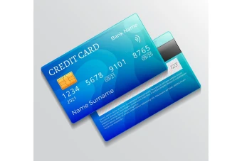 فایل لایه باز کارت بانکی و اعتباری قابل ویرایش