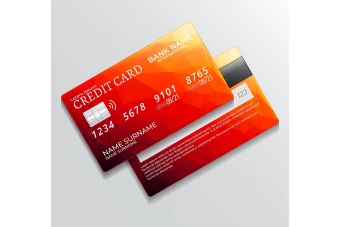 فایل لایه باز کارت بانکی و اعتباری قابل ویرایش