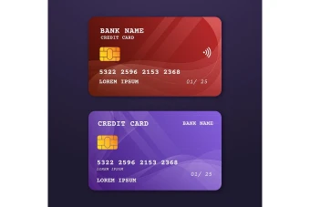 فایل لایه باز کارت بانکی و اعتباری قابل ویرایش