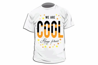 دانلود طرح وکتور و لايه باز گرافيکي جهت چاپ روي تيشرت يا ساير محصولات، با عنوان: منحصر به فرد ( COOL )