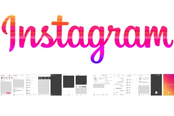دانلودکل تصاویر برنامه اینستاگرام-قالب برنامه اینستاگرام )