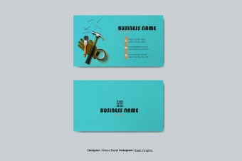 طرح لایه باز کارت ویزیت فروشگاه ابزار آلات