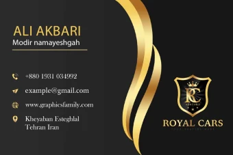 بیزنس کارت بسیار زیبا و لوکس ویژه