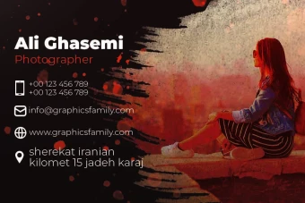 بیزنس کارت ویژه عکاسان