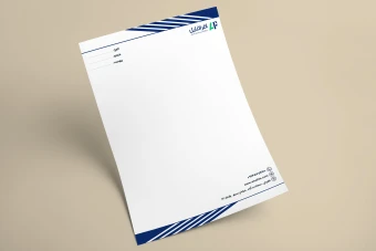 فایل لایه باز سربرگ اداری ، شرکتی ، تجاری