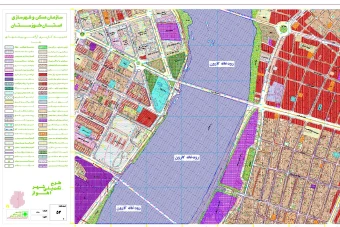 نقشه اتوکدی محدوده میدان شهدای اهواز