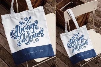 Mockup یا ماکت کیف دستی ساده