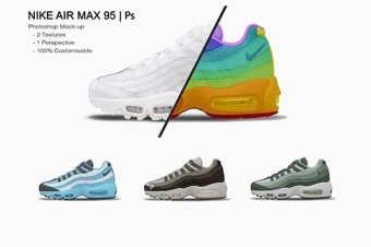 ماکت(Mockup) کفش ورزشی نایک