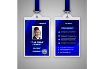 طرح کارت آویز گردنی، ای دی کارت و کارت شناسایی