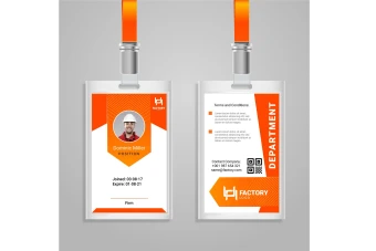 طرح کارت آویز گردنی، ای دی کارت و کارت شناسایی