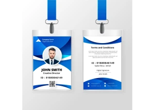 طرح کارت آویز گردنی، ای دی کارت و کارت شناسایی