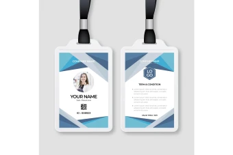 طرح کارت آویز گردنی، ای دی کارت و کارت شناسایی