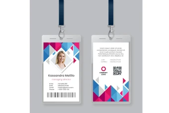 طرح کارت آویز گردنی، ای دی کارت و کارت شناسایی