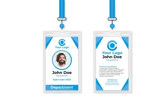 طرح کارت آویز گردنی، ای دی کارت و کارت شناسایی