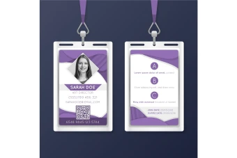 طرح کارت آویز گردنی، ای دی کارت و کارت شناسایی