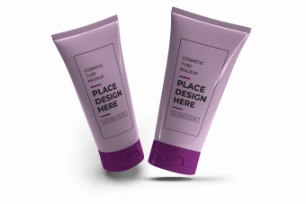 ماکت (Mockup) پمپی کرم آرایش