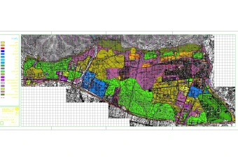 نقشه عرصه بندی منطقه ۲۲ تهران